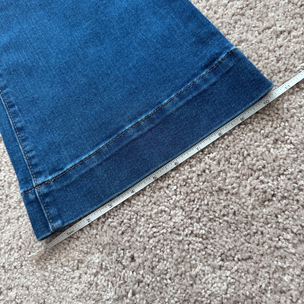 Wrangler Retro High Rise Trouser Boot Jeans Womens 27x34 Blue Denim 1011MPEAB - Picture 10 of 10